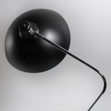 Modern Black Abby Table Lamp - Low Angle
