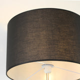 Cylinya Mother and Child Floor Lamp - Black - Side View