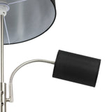 Cylinya Mother and Child Floor Lamp - Black - 45-Degree Angle