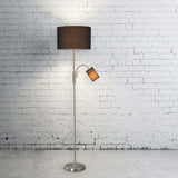 Cylinya Mother and Child Floor Lamp - Black - Low Angle