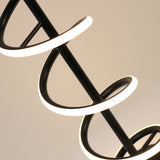 Cirrhi LED Table Lamp - Black - Rear View