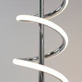 Cirrhi LED Table Lamp - Chrome - Side View