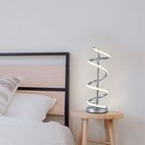Cirrhi LED Table Lamp - Chrome - Close-Up Angle