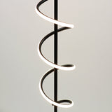 Cirrhi LED Floor Lamp - Black - Rear View