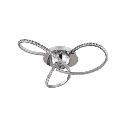 Irie Dimmable 3 Lights LED Ceiling Light - Chrome
