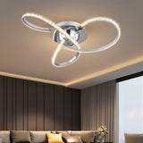 Irie Dimmable 3 Lights LED Ceiling Light - Chrome - 45-Degree Angle