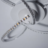 Irie Dimmable 3 Lights LED Ceiling Light - White - Side View