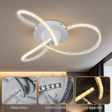 Irie Dimmable 3 Lights LED Ceiling Light - White - Close-Up Angle
