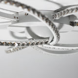 Irie Dimmable 5 Lights LED Ceiling Light - White - 45-Degree Angle