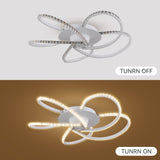 Irie Dimmable 5 Lights LED Ceiling Light - White - Extra Image