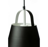Sleek Black Cone Pendant Light - Clark Design - Front View