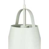 Modern White Cone Pendant Light - Clark Series - Front View