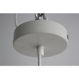 Orson Grey Glass Teardrop Pendant Light