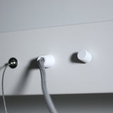 Bikkel 4-Light White Pendant Ceiling Fixture - Close-Up Angle