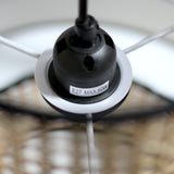 Vaclava Rattan Pendant Light - Top-Down View