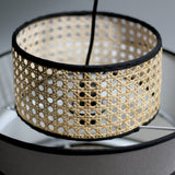 Vaclava Rattan Pendant Light - 45-Degree Angle