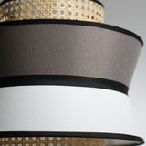Vaclava Rattan Pendant Light - Rear View
