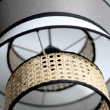 Vaclava Rattan Pendant Light - Close-Up Angle