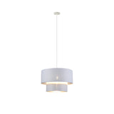 Rabiya Pendant Light - White - Front View