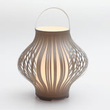 LED Retractable Lantern - Grey - Front View
