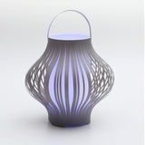 LED Retractable Lantern - Grey - Side View