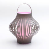 LED Retractable Lantern - Grey - Top-Down View