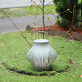 LED Retractable Lantern - Grey - Rear View