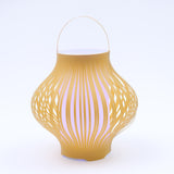 LED Retractable Lantern - Yellow - Front View