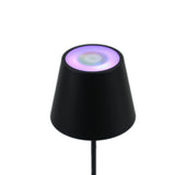 Enoki Portable RGB Table Lamp - Black - Top-Down View