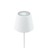 Enoki Portable RGB Table Lamp - White - Top-Down View