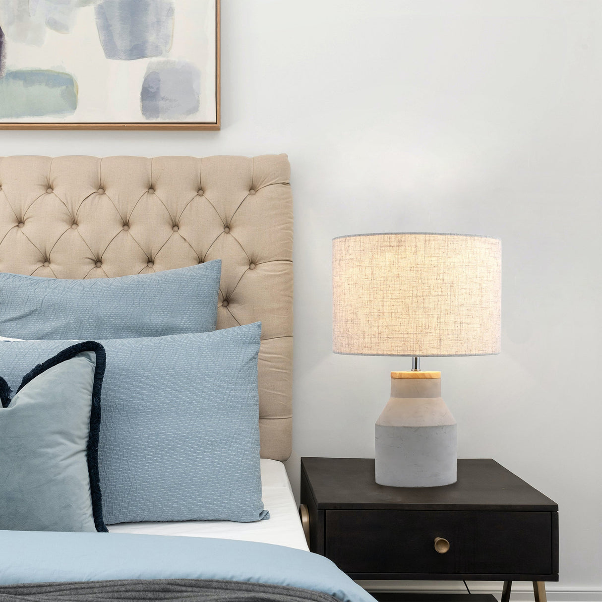 Industrial Chic Sophie Concrete Table Lamp