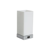 Jessica Touch-Activated Rectangle Lamp with USB Charging Port