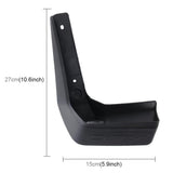 4 Pcs Car Auto Semi-Rigid Pvc Splash Flaps Fender Guard For Honda City 2015-2020 - Side View