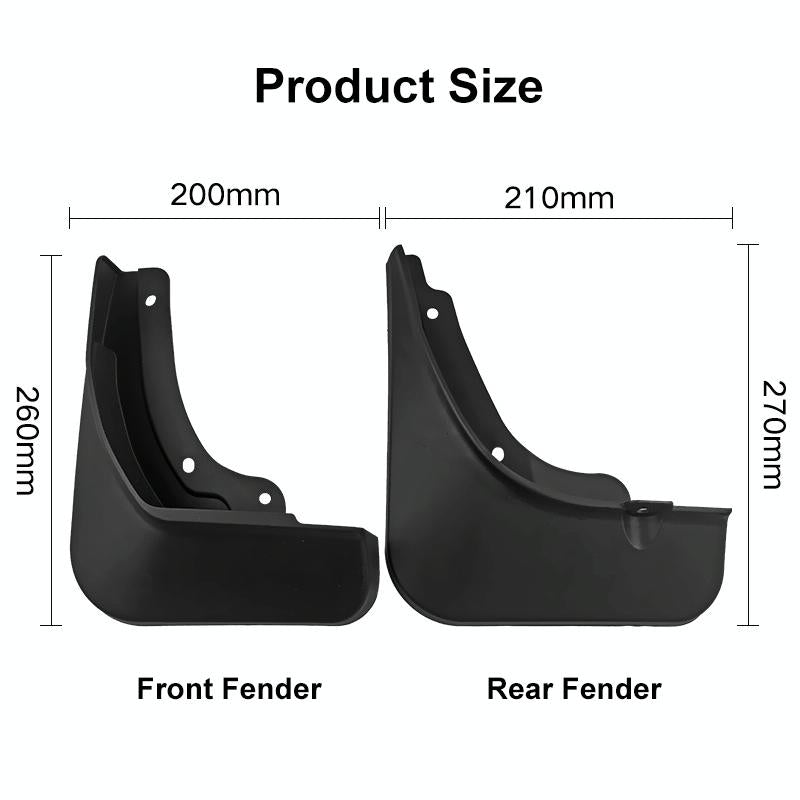 For Kia Sportage 2023 4Pcs / Set Car Auto Soft Plastic Splash Flaps Fender Guard