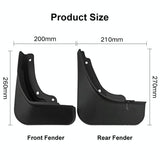 For Kia Sportage 2023 4Pcs / Set Car Auto Soft Plastic Splash Flaps Fender Guard - Top-Down View