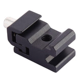 Metal Flash Stand Bracket With Cold Shoe Lamp Head - Top-Down View