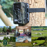 8Mp Waterproof Trail Camera With Night Vision And Wide Angle Lcd - Extra Image