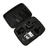 Shockproof Camera Bag for Sjcam and Selfie Stick - Portable 22x16x6cm - 45-Degree Angle
