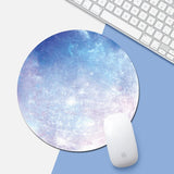 22Cm Rainbow Mercury Pattern Mouse Pad - Side View