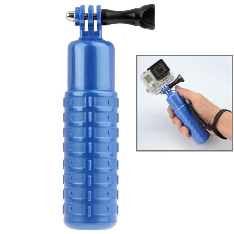 Floating Hand Grip for Action Cameras with Wrist Strap and Screw