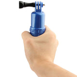Floating Hand Grip for Action Cameras with Wrist Strap and Screw - 45-Degree Angle