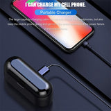 Wireless Bluetooth Headset with Touch Control and Charging Case - V5.0 - 45-Degree Angle