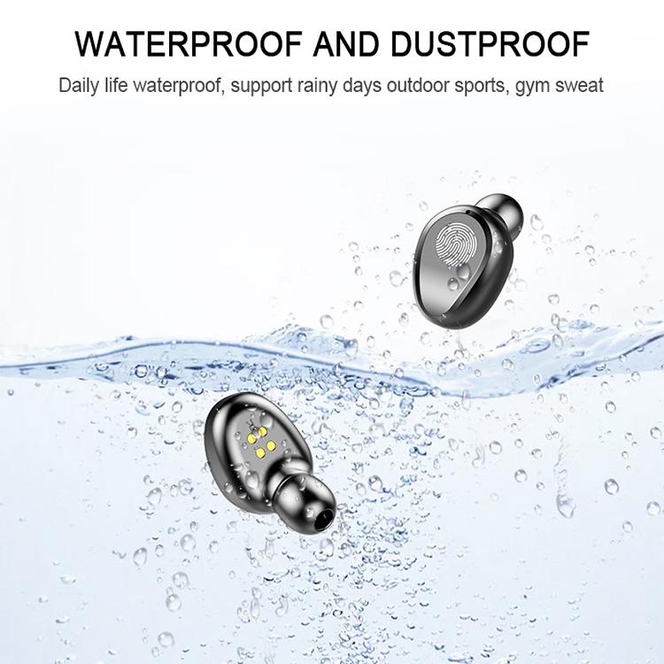 Wireless Bluetooth Headset with Touch Control and Charging Case - V5.0