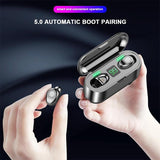 Wireless Bluetooth Headset with Touch Control and Charging Case - V5.0 - Extra Image