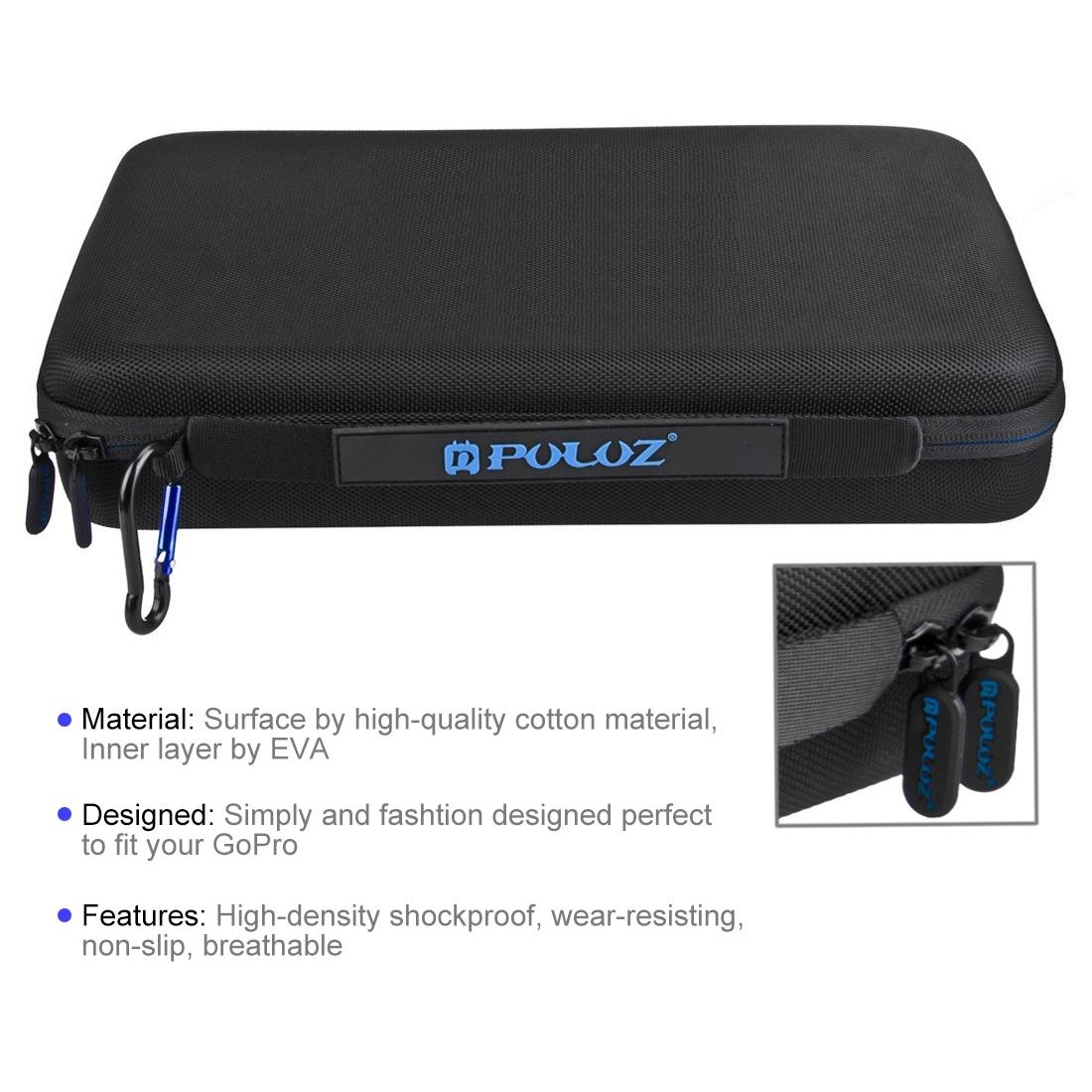 Waterproof Travel Case for Action Cameras and Accessories - Large Size