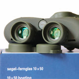 10x50 Floating Binoculars with Compass - Hd Navigation Waterproof Low Light Vision - Side View