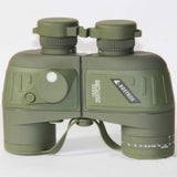 10x50 Floating Binoculars with Compass - Hd Navigation Waterproof Low Light Vision - 45-Degree Angle