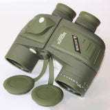 10x50 Floating Binoculars with Compass - Hd Navigation Waterproof Low Light Vision - Low Angle