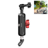 Adjustable Cnc Metal Motorcycle Rearview Arm Mount - Front View