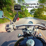 Adjustable Cnc Metal Motorcycle Rearview Arm Mount - Side View